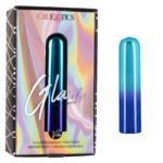 Glam Vibe Rechargeable Vibrating Bullet – Blue - Image 3