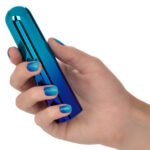 Glam Vibe Rechargeable Vibrating Bullet – Blue - Image 7