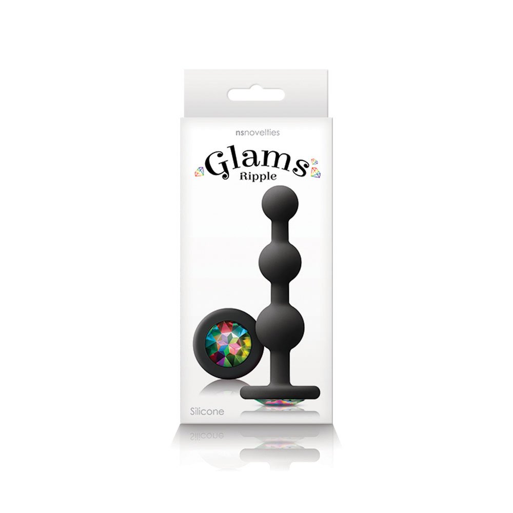 glams-ripple-rainbow-gem-black Glams - Ripple Rainbow Gem - Black - Image 1
