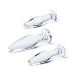 Glas 3-Piece Glass Anal Plug Training Set - Image 3