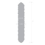 Glas 9 in. Purple Rose Nubby Glass Dildo - Image 8