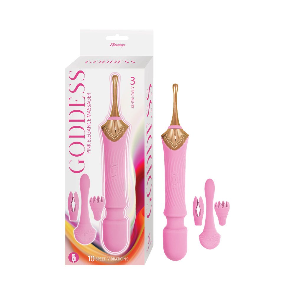 goddess-pink-elegance-massager-pink Goddess Pink Elegance Massager Pink - Image 1