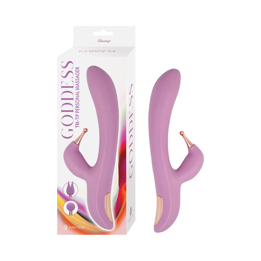 goddess-tri-tip-personal-massager-lavender Goddess Tri-Tip Personal Massager Lavender - Image 1