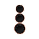 Gold Digger 3-Piece Anal Plug Set – Rose Gold with Black Gem Base - Image 3