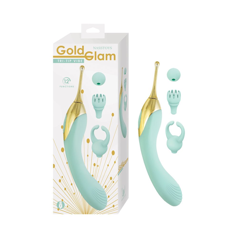 gold-glam-tri-tip-vibe-aqua Gold Glam Tri-Tip Vibe Aqua - Image 1