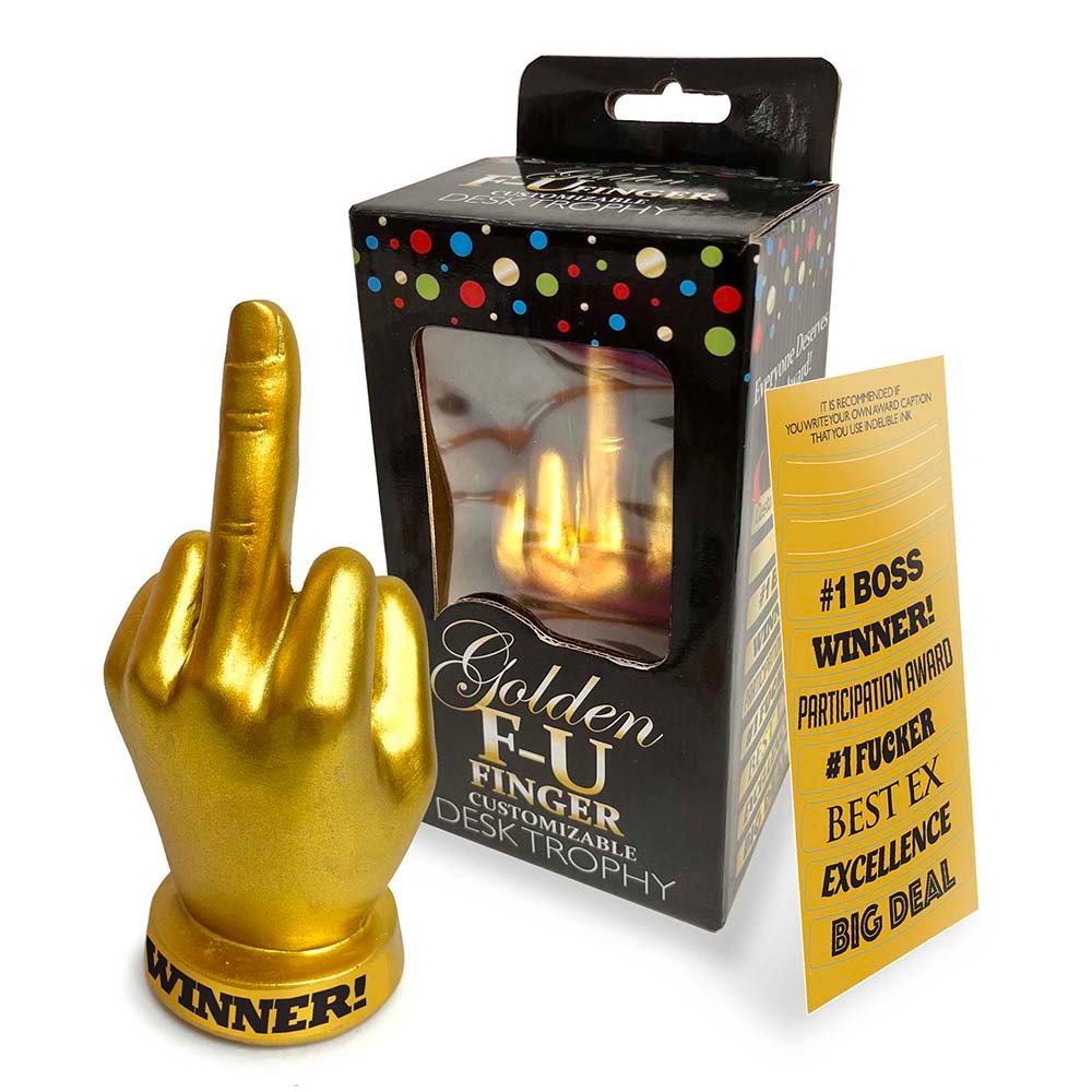 golden-f-u-finger-trophy Golden F-U Finger Trophy - Image 1