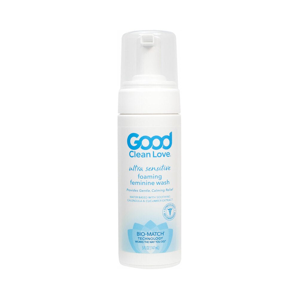 good-clean-love-ultra-sensitive-foaming-feminine-wash-5-oz Good Clean Love Ultra Sensitive Foaming Feminine Wash 5 oz. - Image 1