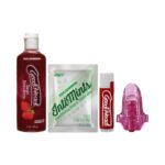 GoodHead Kit for Her Strawberry Flavored Oral Care Set with Vibrating Tongue Ring - Image 2