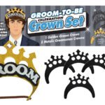Groom-to-Be Celebration Crown Set