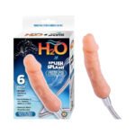 H2O Splish Splash 6 in. Dildo Douche Beige