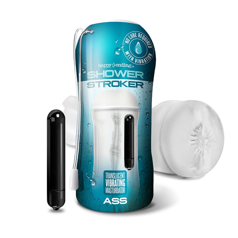 happy-ending-vibrating-self-lubricating-shower-stroker-ass Happy Ending Vibrating, Self-Lubricating Shower Stroker - Ass - Image 1