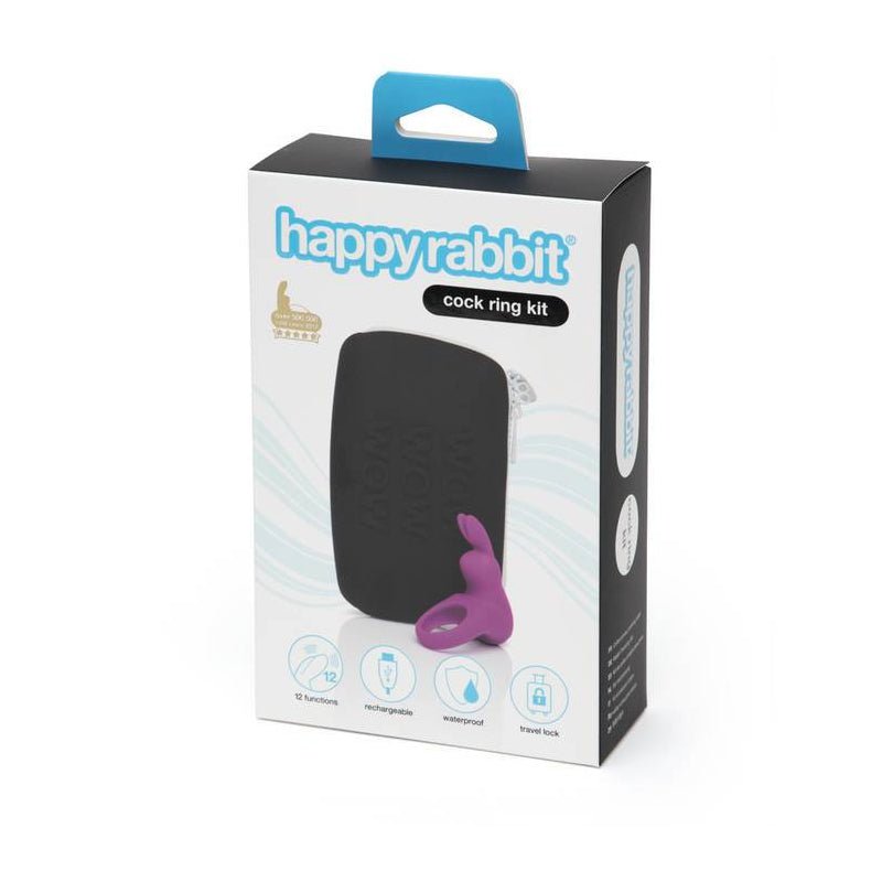 happy-rabbit-2-piece-rechargeable-silicone-cockring-kit Happy Rabbit 2-Piece Rechargeable Silicone Cockring Kit - Image 1