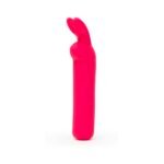 Happy Rabbit Rechargeable Silicone Bullet Vibrator With Ears Pink - Image 2