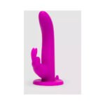 Happy Rabbit Rechargeable Silicone Vibrating Strap-On Harness Set Purple - Image 4