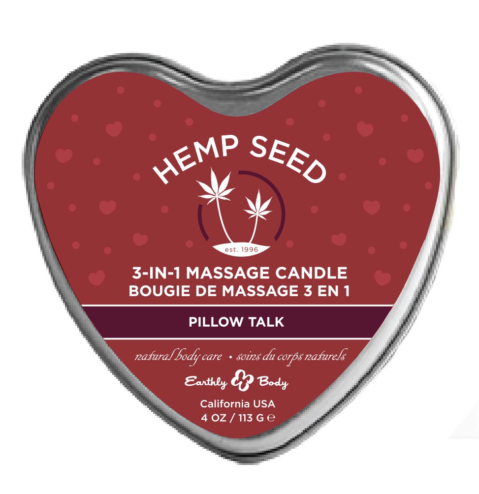 hemp-seed-3-in-1-massage-candle-pillow-talk-4-oz Hemp Seed 3-in-1 Massage Candle - Pillow Talk - 4 Oz - Image 1