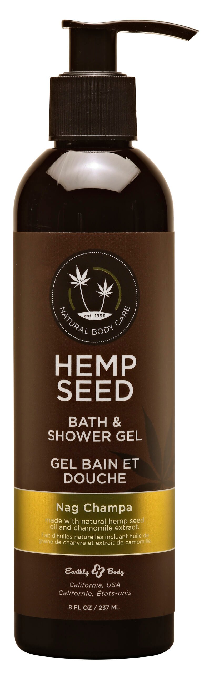 hemp-seed-bath-and-shower-gel-nag-champa-8-oz-237-ml Hemp Seed Bath and Shower Gel - Nag Champa - 8 Oz./ 237 ml - Image 1