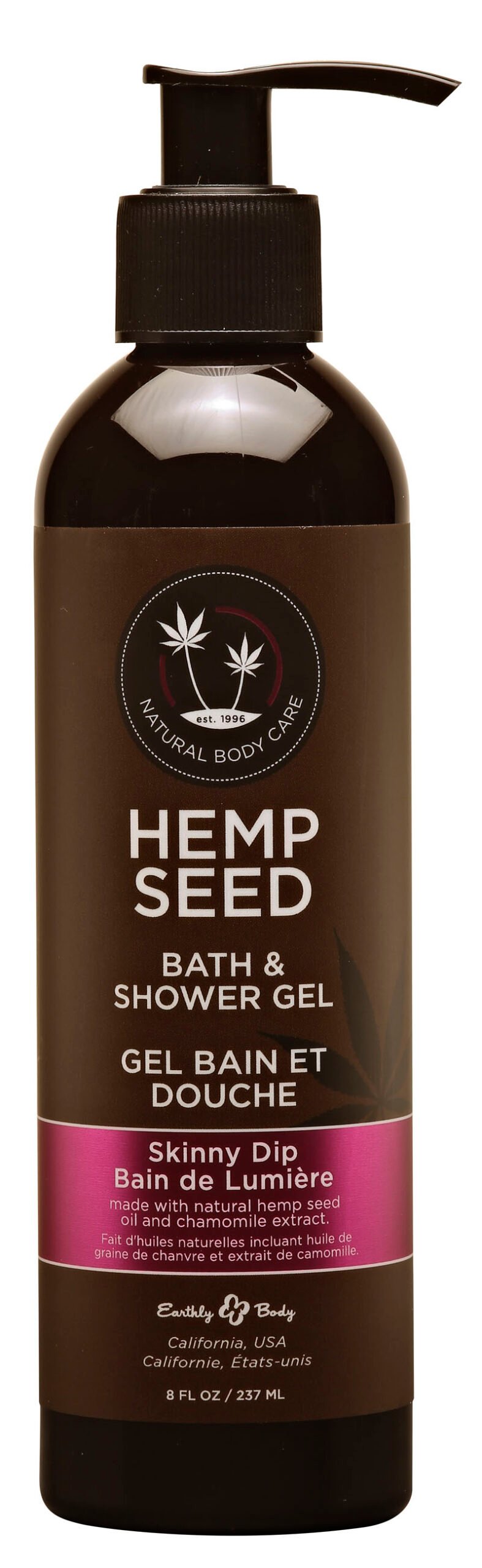 hemp-seed-bath-and-shower-gel-skinny-dip-8-oz-237ml Hemp Seed Bath and Shower Gel - Skinny Dip - 8 Oz. / 237ml - Image 1