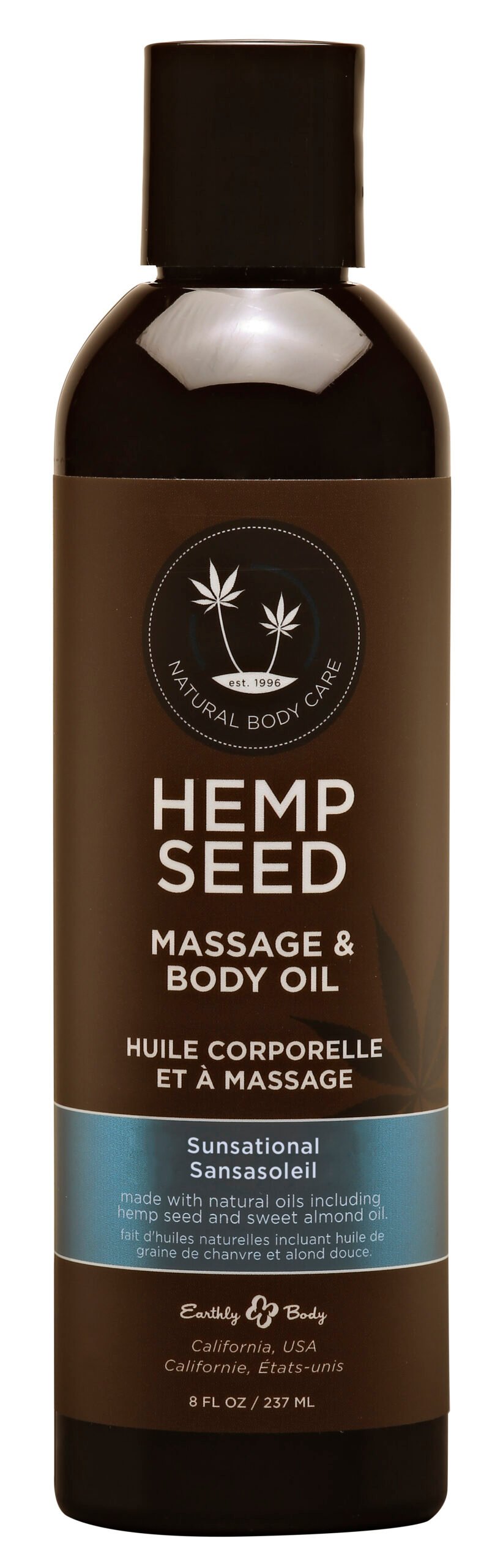 hemp-seed-massage-and-body-oil-sunsational-8-fl-oz-237-ml Hemp Seed Massage and Body Oil - Sunsational - 8 Fl. Oz./ 237 ml - Image 1