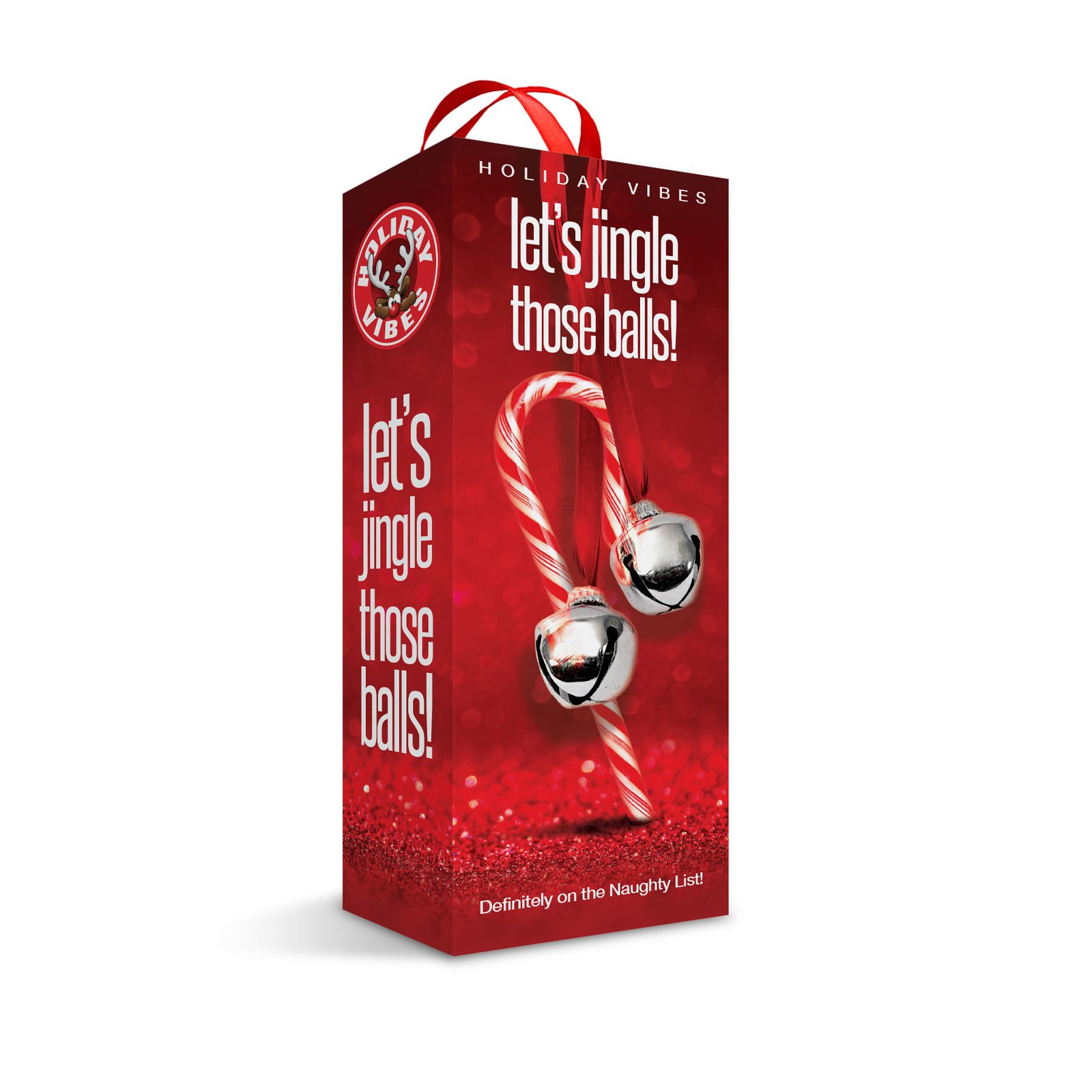 holiday-vibes-naughty-list-gift-lets-jingle-those-balls-tight-textured-stroker Holiday Vibes Naughty List Gift Let's Jingle Those Balls - Tight Textured Stroker - Image 1
