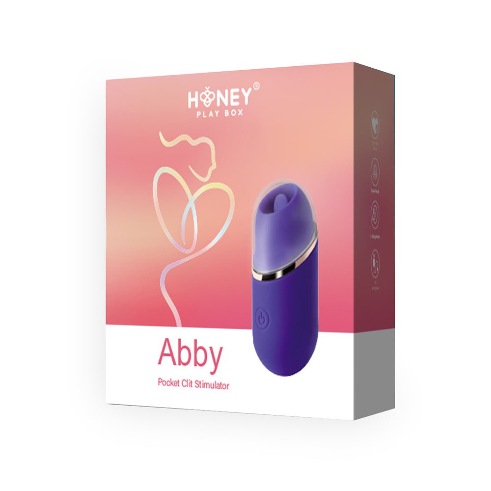 honey-play-box-abby-mini-clit-tongue-licking-vibrator-purple Honey Play Box Abby Mini Clit Tongue Licking Vibrator Purple - Image 1