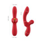 Honey Play Box Fortexa App-Controlled Kinky Finger Flapping Dual Stimulator Red - Image 6