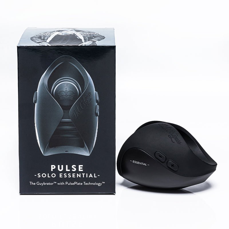 hot-octopuss-pulse-solo-essential-rechargeable-vibrating-stroker-black Hot Octopuss Pulse Solo Essential Rechargeable Vibrating Stroker Black - Image 1