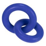 Hunkyjunk Duo Linked Cock Ball Rings - Cobalt - Image 2