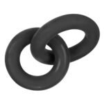 Hunkyjunk Duo Linked Cock Ball Rings - Tar - Image 2