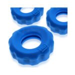 Hunkyjunk SuperHuj 3-Pack Cockrings Teal Ice - Image 3