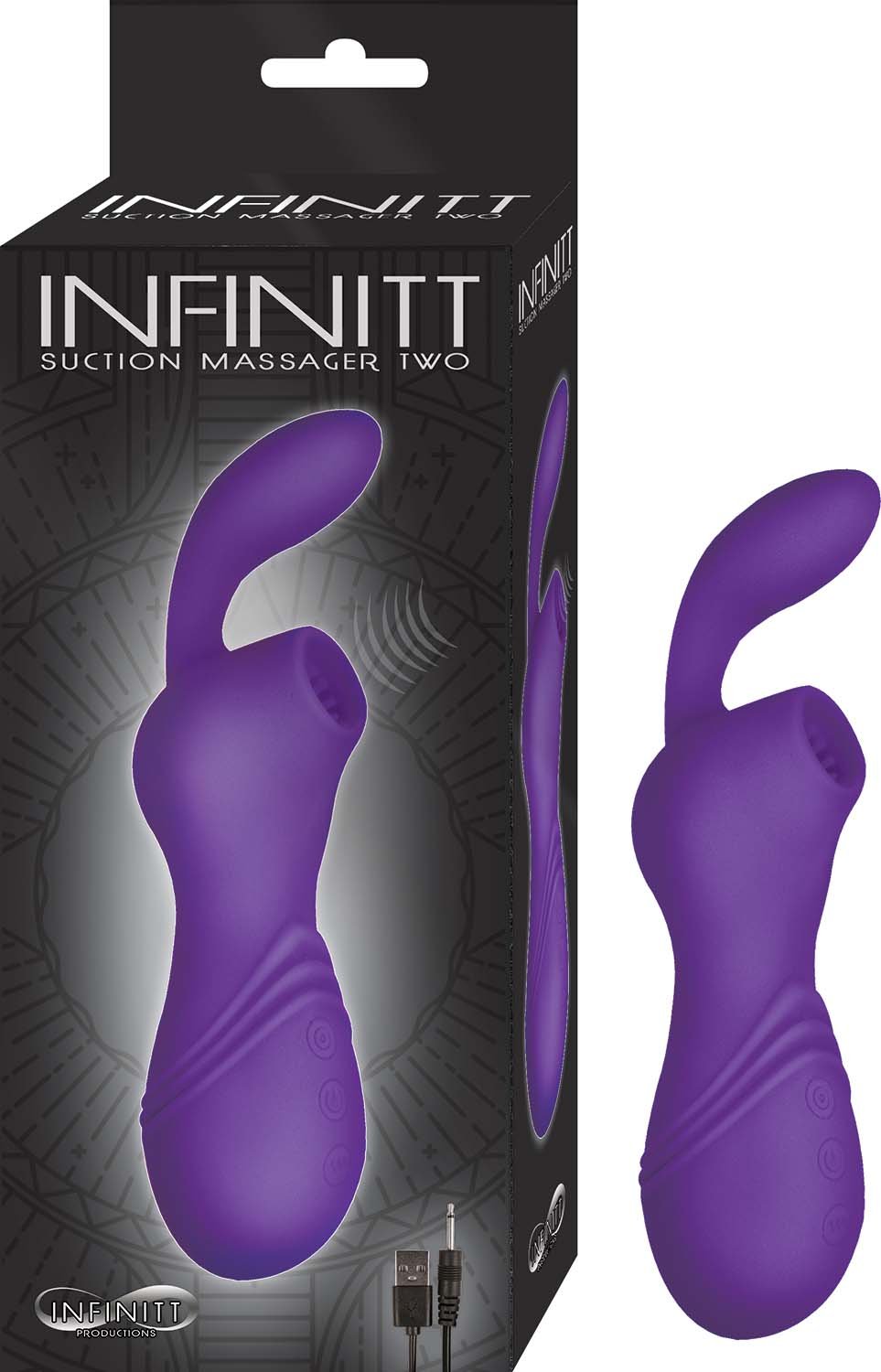 infinitt-suction-massager-two-purple Infinitt Suction Massager Two - Purple - Image 1