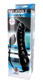 Trinity Inflatable Super Dong – Black, 11 Inch