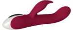 Inflatable Bunny Rechargeable G-Spot Vibrator – Red - Image 2