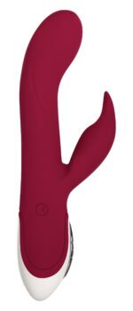 Inflatable Bunny Rechargeable G-Spot Vibrator – Red - Image 9