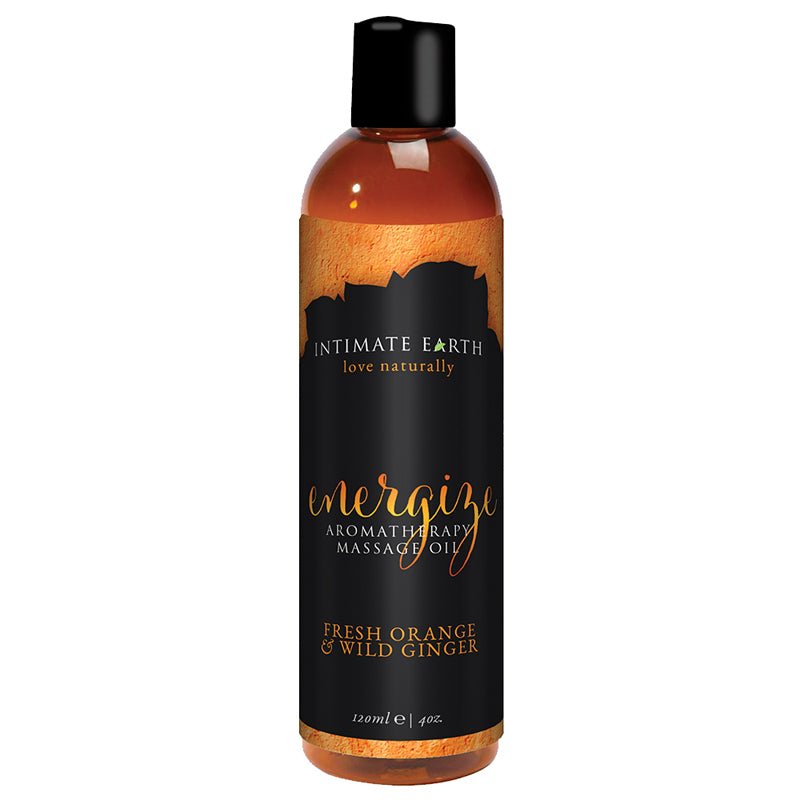 intimate-earth-energize-massage-oil-120-ml4-oz Intimate Earth Energize Massage Oil 120 ml/4 oz - Image 1
