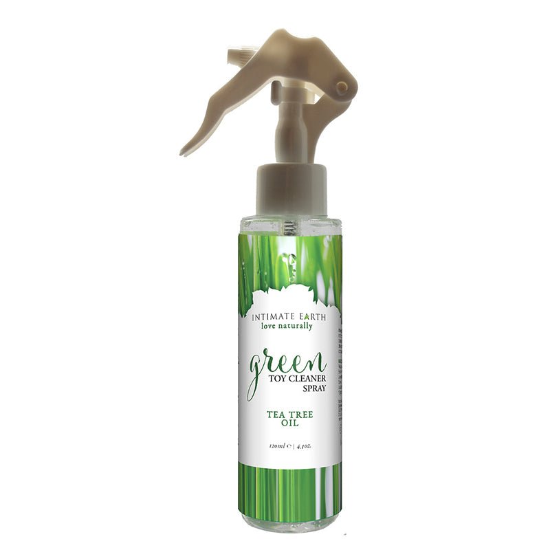 intimate-earth-green-toy-cleaner-spray-with-tea-tree-oil-41-oz Intimate Earth Green Toy Cleaner Spray with Tea Tree Oil 4.1 oz. - Image 1