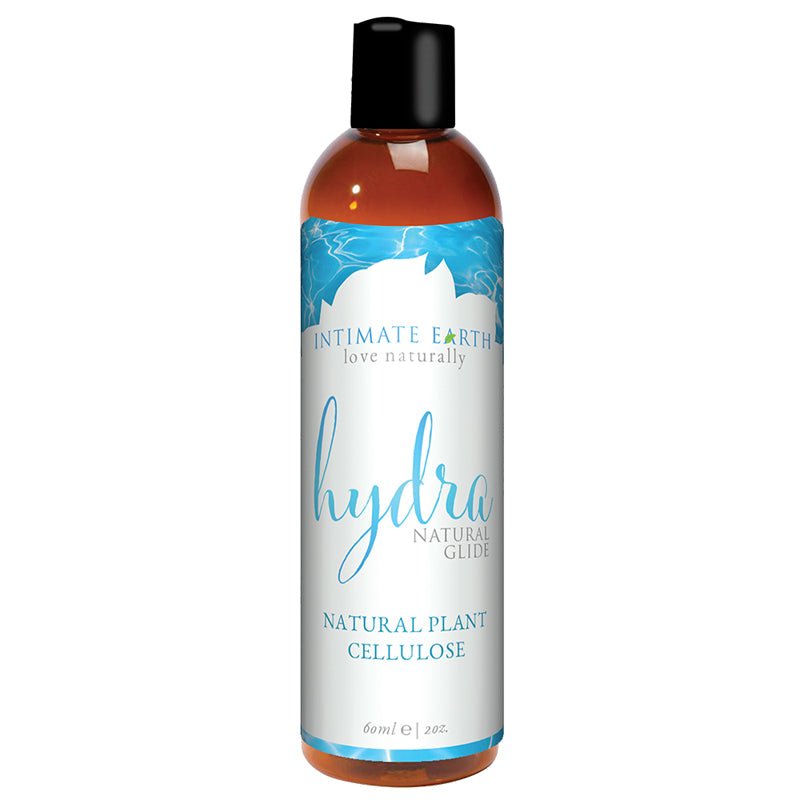 intimate-earth-hydra-water-based-natural-glide-with-plant-cellulose-2-oz Intimate Earth Hydra Water Based Natural Glide with Plant Cellulose 2 oz. - Image 1