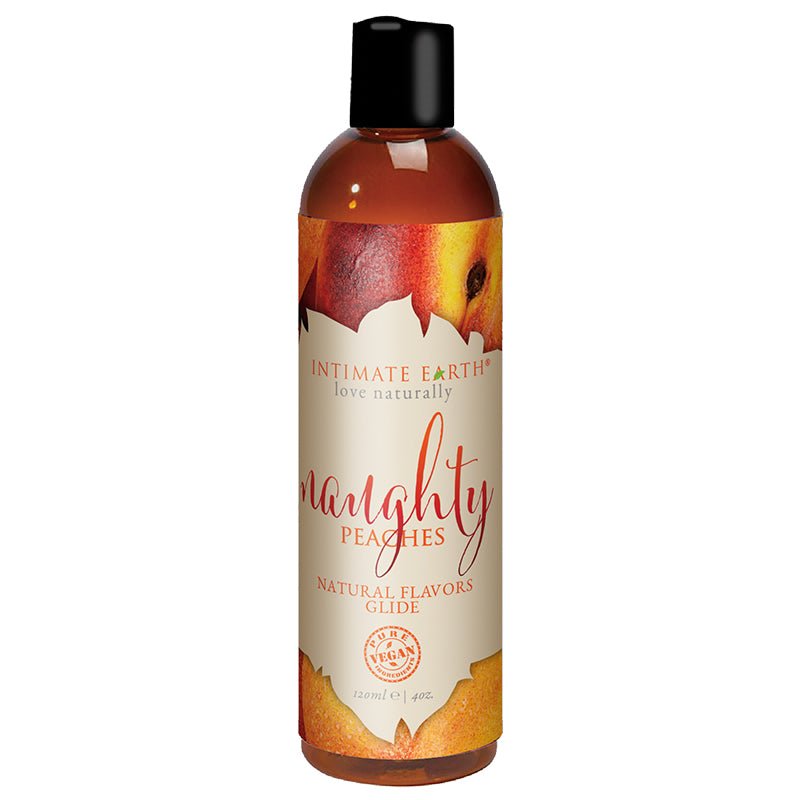 intimate-earth-naughty-peach-pleasure-glide-120-ml4-oz Intimate Earth Naughty Peach Pleasure Glide 120 ml/4 oz - Image 1
