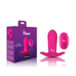 Intrigue Insertable Butterfly Panty Vibe - Hot Pink - Image 6