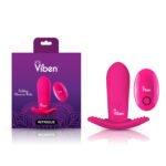 Intrigue Insertable Butterfly Panty Vibe - Hot Pink - Image 7