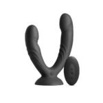 INYA Duet Black Vibrating Double Dildo – Body-Safe Silicone - Image 2