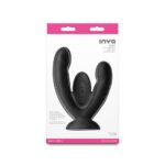 INYA Duet Black Vibrating Double Dildo – Body-Safe Silicone - Image 4
