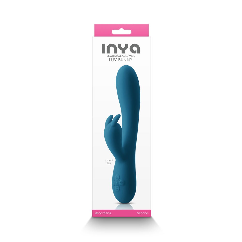 inya-luv-bunny-rechargeable-vibe-dark-teal INYA Luv Bunny Rechargeable Vibe Dark Teal - Image 1