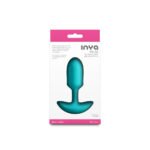 INYA Pulse Vibrating Anal Plug – Teal, Rechargeable - Image 4