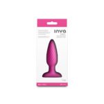INYA Swirl Rechargeable Vibrating Anal Plug – Hot Pink - Image 4