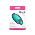 INYA Tease Rechargeable Vibrator with Suspended Bullet – Teal - Image 4