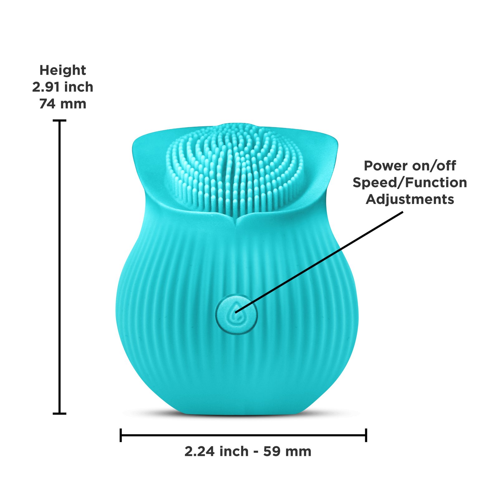 inya-the-bloom-teal Inya - the Bloom - Teal - Image 1