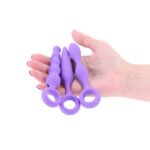 INYA Trio Kit Body-Safe Silicone Anal Plug Set – Purple - Image 3