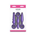 INYA Trio Kit Body-Safe Silicone Anal Plug Set – Purple - Image 4