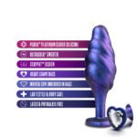 Anal Adventures Matrix - Bumped Bling Plug -  Sapphire - Image 3