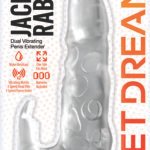 Jack Rabbit Dual Vibrating Extender - Clear